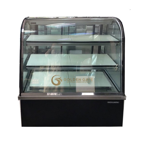 Tủ bánh kem Berjaya 3 tầng kính cong 90cm model CCS09SB13 - 2FB