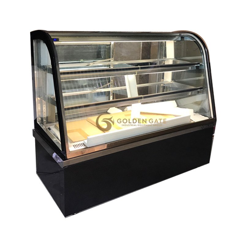 Tủ bánh kem Berjaya 3 tầng kính cong 1m5 model CCS15SB13 - 2FB