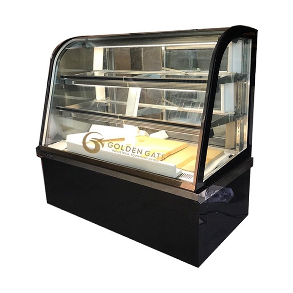 Tủ bánh kem Berjaya 3 tầng kính cong 1m8 model CCS18SB13 - 2FB