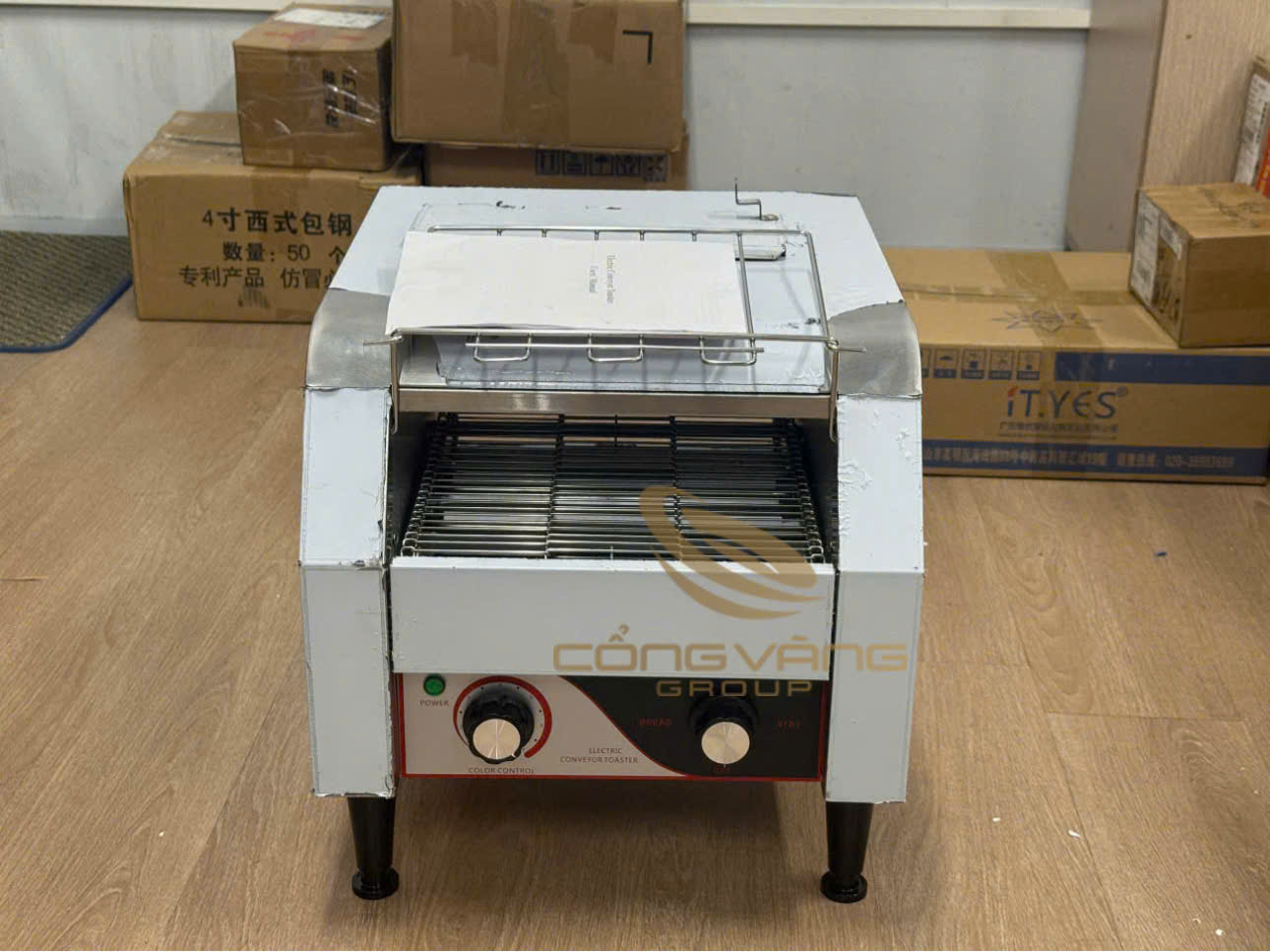 Máy nướng bánh mỳ băng chuyền HET - 300