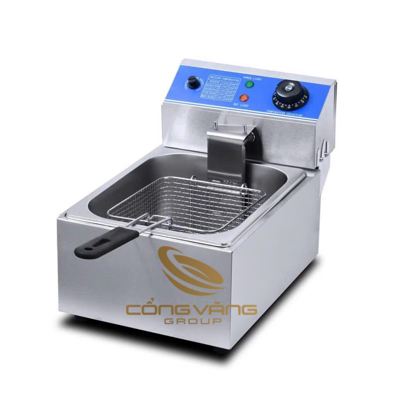 Bếp chiên nhúng đơn dùng điện ( có giới hạn nhiệt độ)  HEF-81A