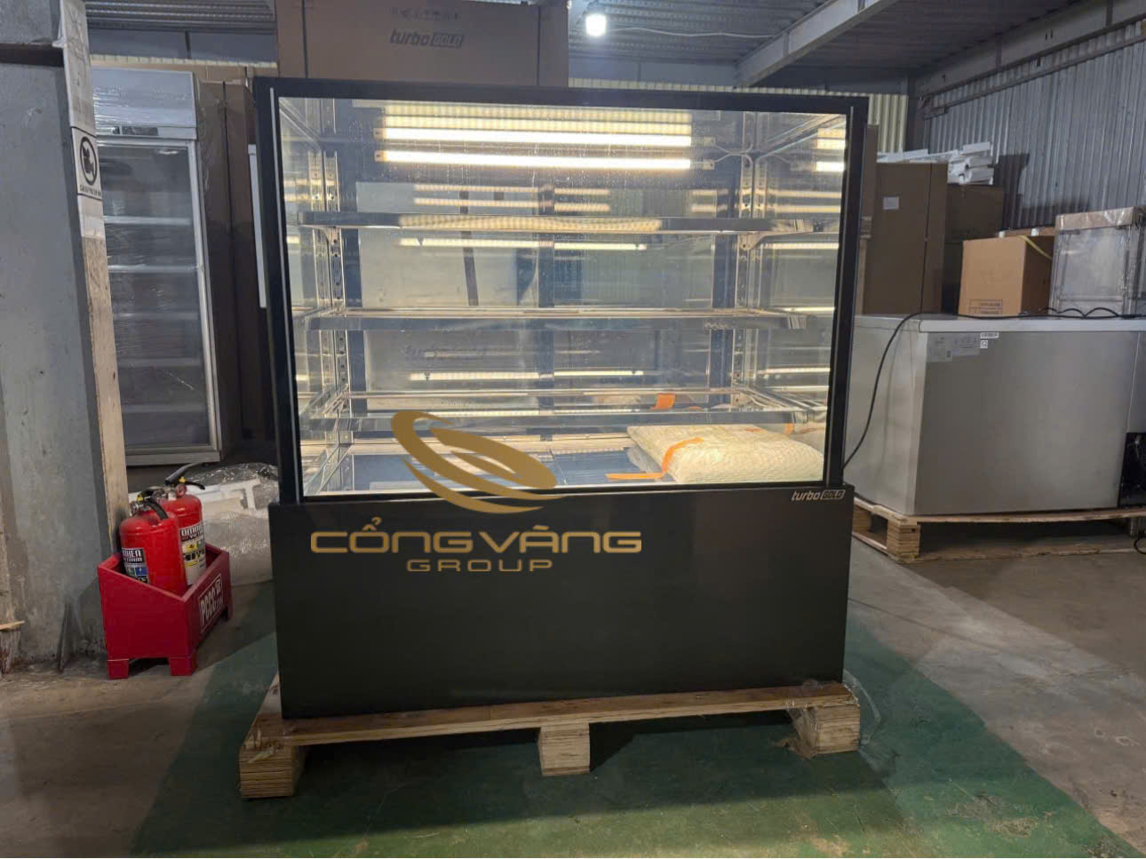 Tủ trưng bày bánh kem 1m2 TurboGold TG-SC12V-3F