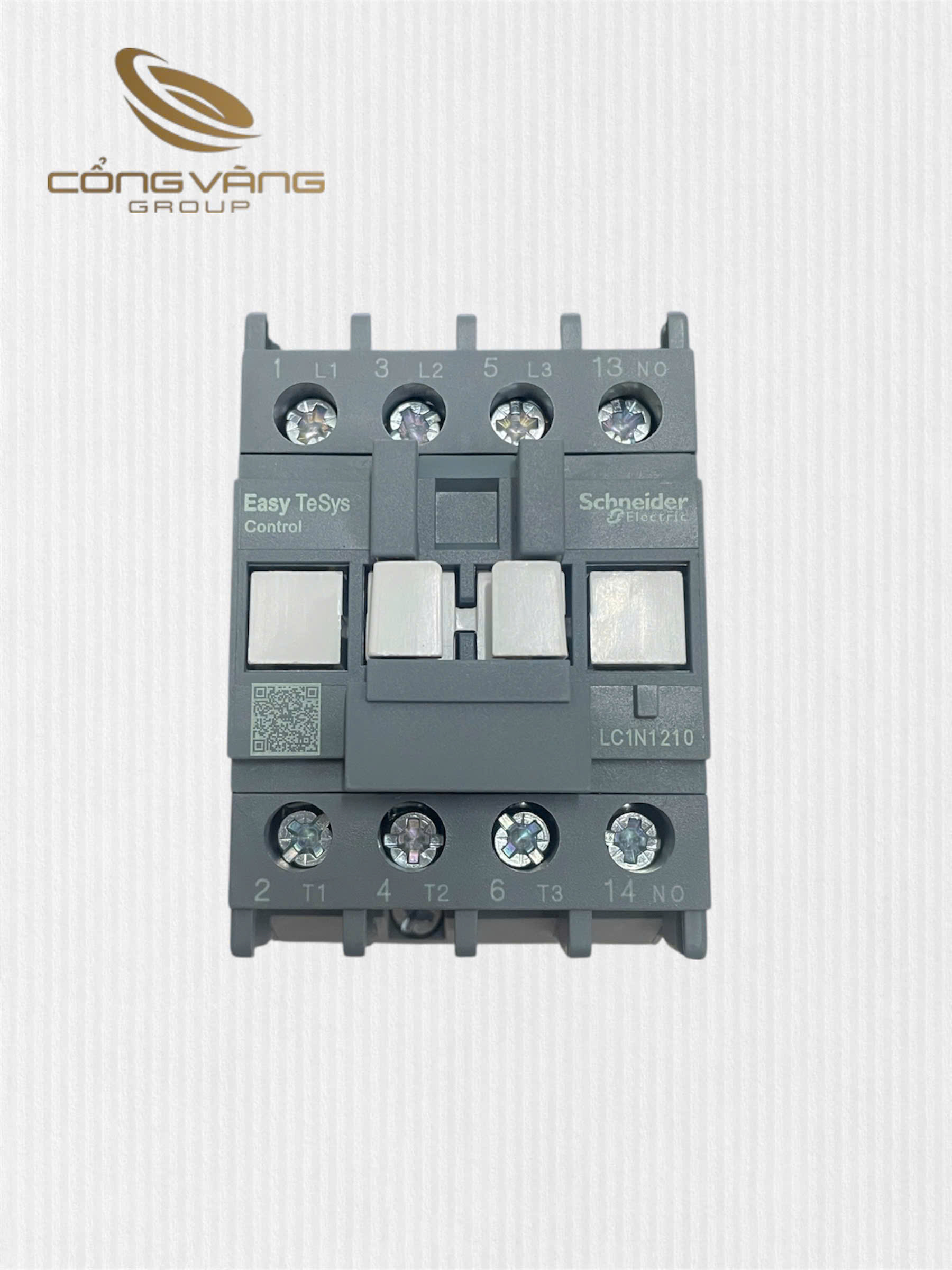 Khởi Động Từ Schneider LC1N1210 – Dòng Easy TeSys – Tiếp Điểm 1NO – Cuộn Hút 220V