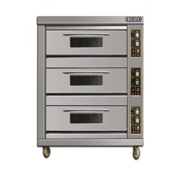 Lò nướng gas 3 tầng 6 khay Berjaya BJY-G180-3BD