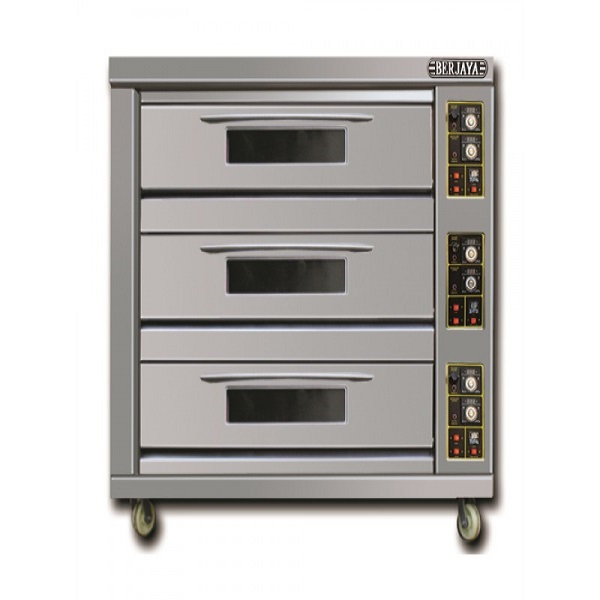 Lò nướng gas 3 tầng 9 khay Berjaya BJY-G270-3BD