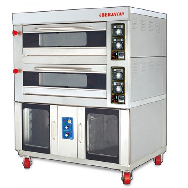 Lò nướng điện kèm ủ bột 2 tầng 16 khay BERJAYA BJY-2B+16PF-E