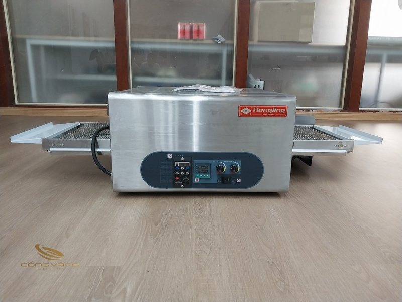 Lò nướng pizza băng chuyền dùng điện Hongling PZE12
