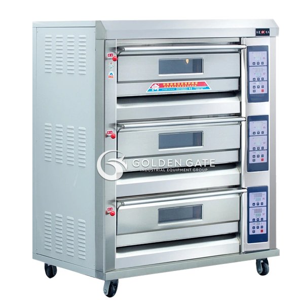 Lò nướng 3 tầng 6 khay dùng điện Hongling Model XYF-3HP-N