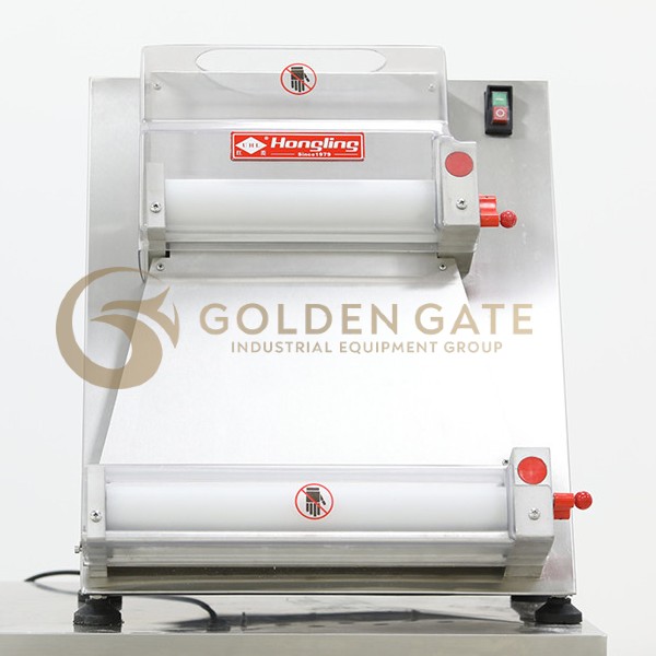 Máy cán đế Pizza Hongling APD40