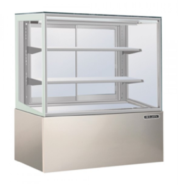 Tủ bánh kem Berjaya 3 tầng kính vuông 90cm model RCS-09SS-2