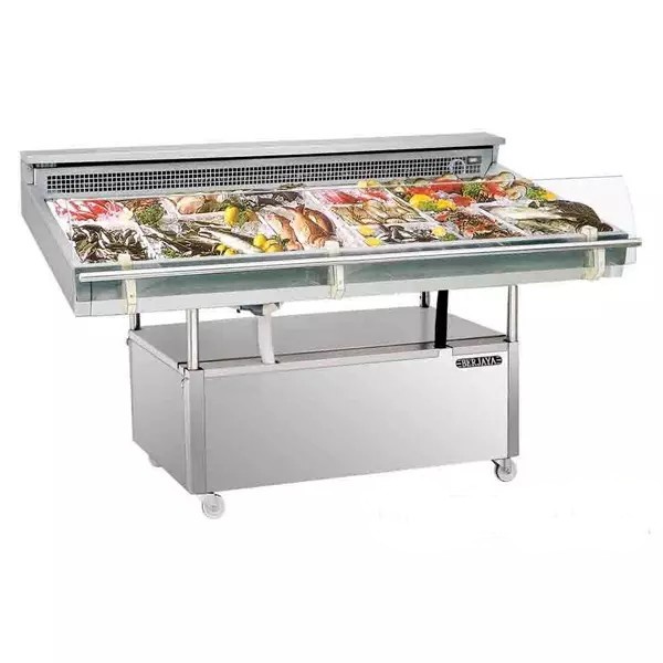 Tủ mát trưng bày thịt cá đông lạnh Berjaya FDC8
