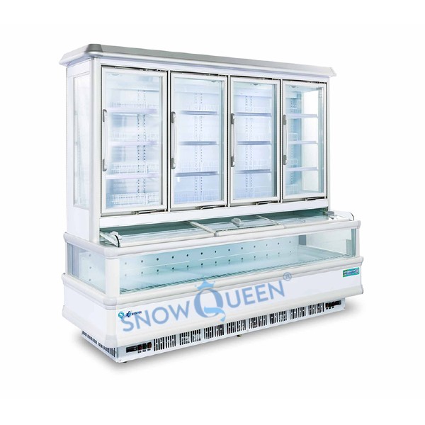Tủ trưng bày trên mát dưới đông SnowQueen SDG-2500FAW