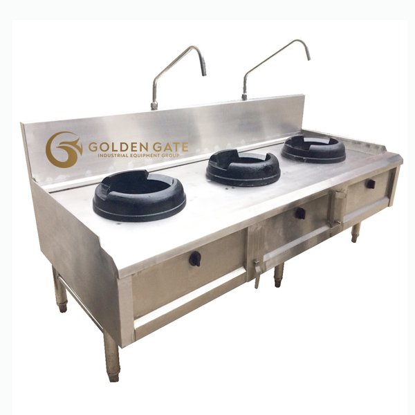 Bếp Á công nghiệp 3 họng 7B