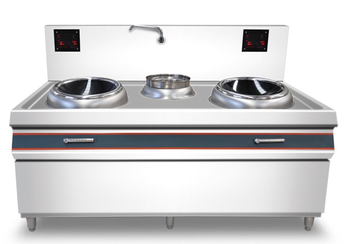 Bếp từ đôi công nghiệp mặt lõm