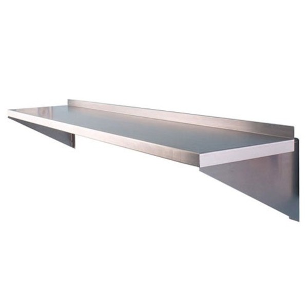 Giá inox phẳng 1 tầng gắn tường