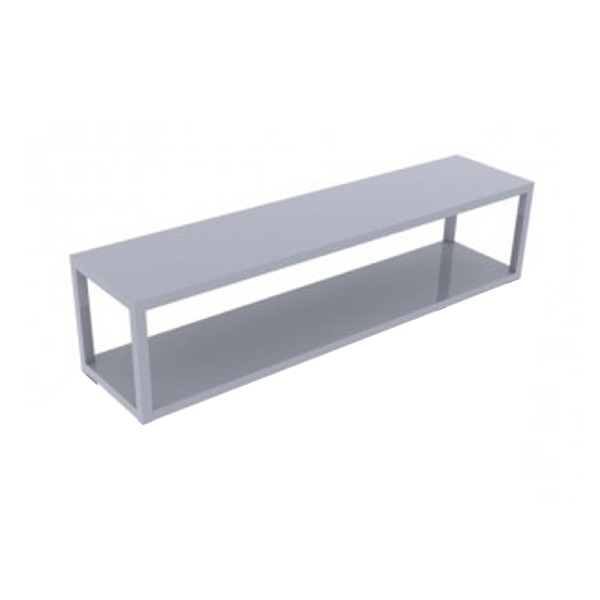 Giá phẳng inox 2 tầng treo tường