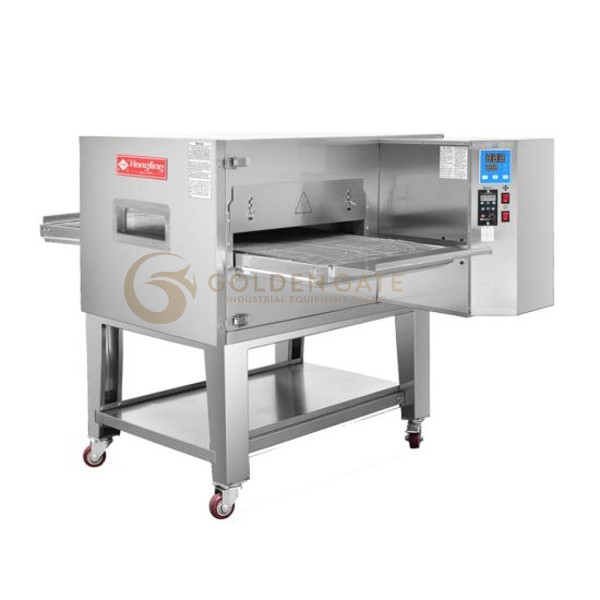 Lò nướng pizza băng chuyền dùng gas Hongling PZG-32H