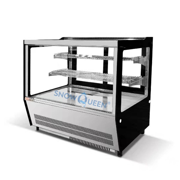 Tủ trưng bày bánh mini để bàn kính cong SnowQueen SNQ-TDS07H
