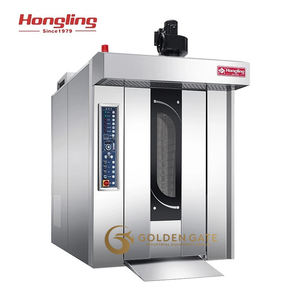 Lò nướng bánh mỳ xoay 32 khay dùng điện Hongling HX-32D-01