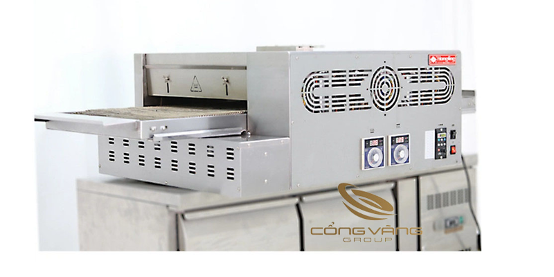 Lò nướng pizza băng chuyền dùng điện Hongling PZE-20A