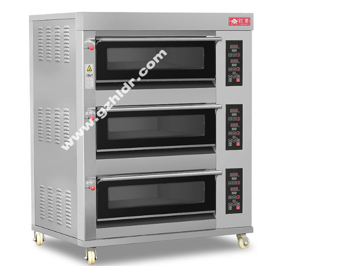 Lò nướng 3 tầng 6 khay dùng điện điều khiển điện tử