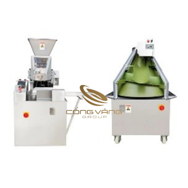 Máy chia bột vo tròn dây chuyền tự động Hongling AUR-4P