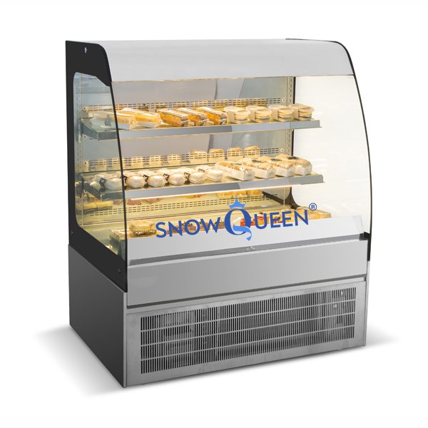 Tủ trưng bày bánh 3 tầng dạng mở SnowQueen SNQ-ALF12 (có rèm)