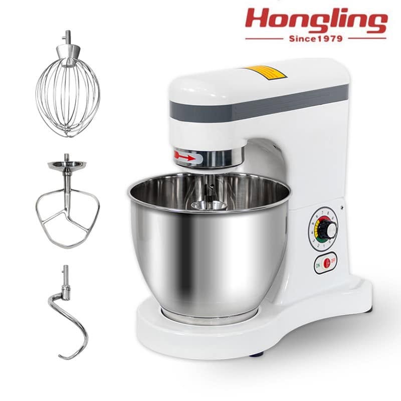 Máy trộn bột, đánh kem 7L Hongling B-7